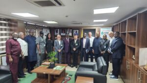 Pix 1, Emmanuel Anda, Port Manager, Lekki Port ( Left) , Fubara Awantaye Gm Govt Relations & Security LFT (middle) and Capt Jedrzej Mierzewski, MD/ CEO LFT.....