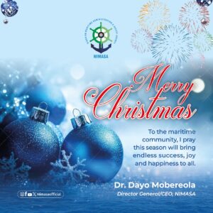 Yuletide: NIMASA DG, Mobereola Felicitates Stakeholders, Lauds Maritime Sector Gains In 2025 12 NIMASA