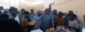 Western Marine Customs Hands Over 822 Loaves of Cannabis, Codeine Concealed In Used Clothing to NDLEA, NAFDAC 12 Customs