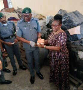 Western Marine Customs Hands Over 822 Loaves of Cannabis, Codeine Concealed In Used Clothing to NDLEA, NAFDAC 13